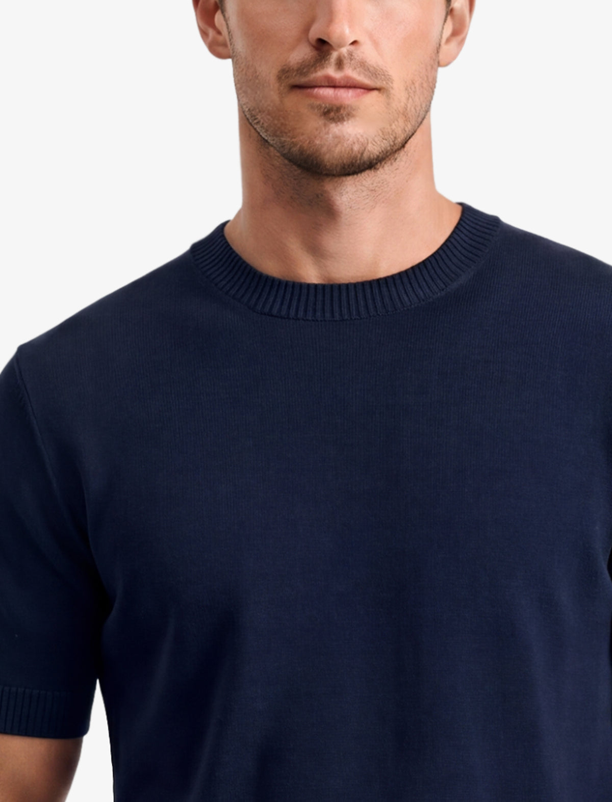 Fine Knit Short Sleeve Tee