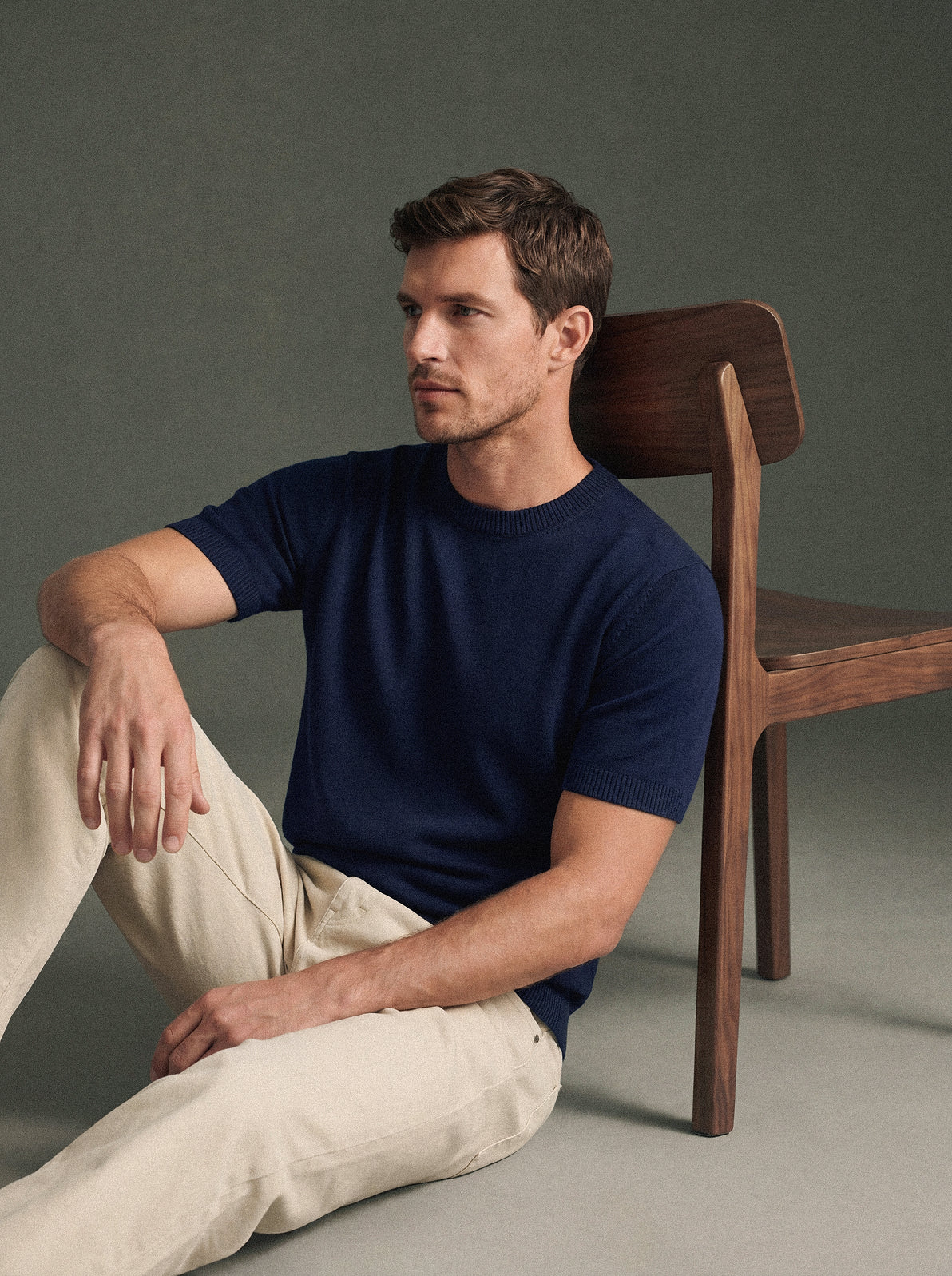 Fine Knit Short Sleeve Tee