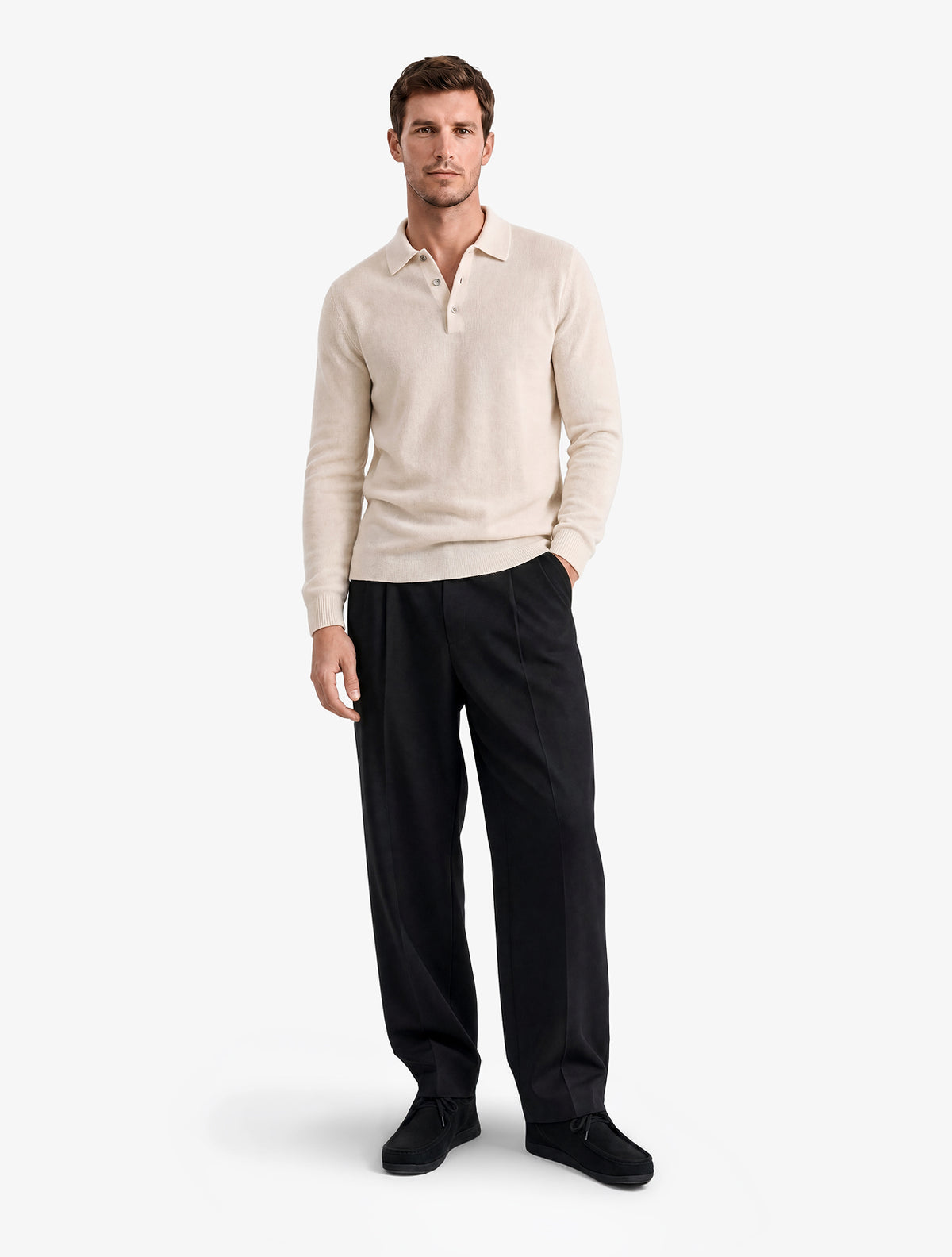 Ashton Long Sleeve Polo