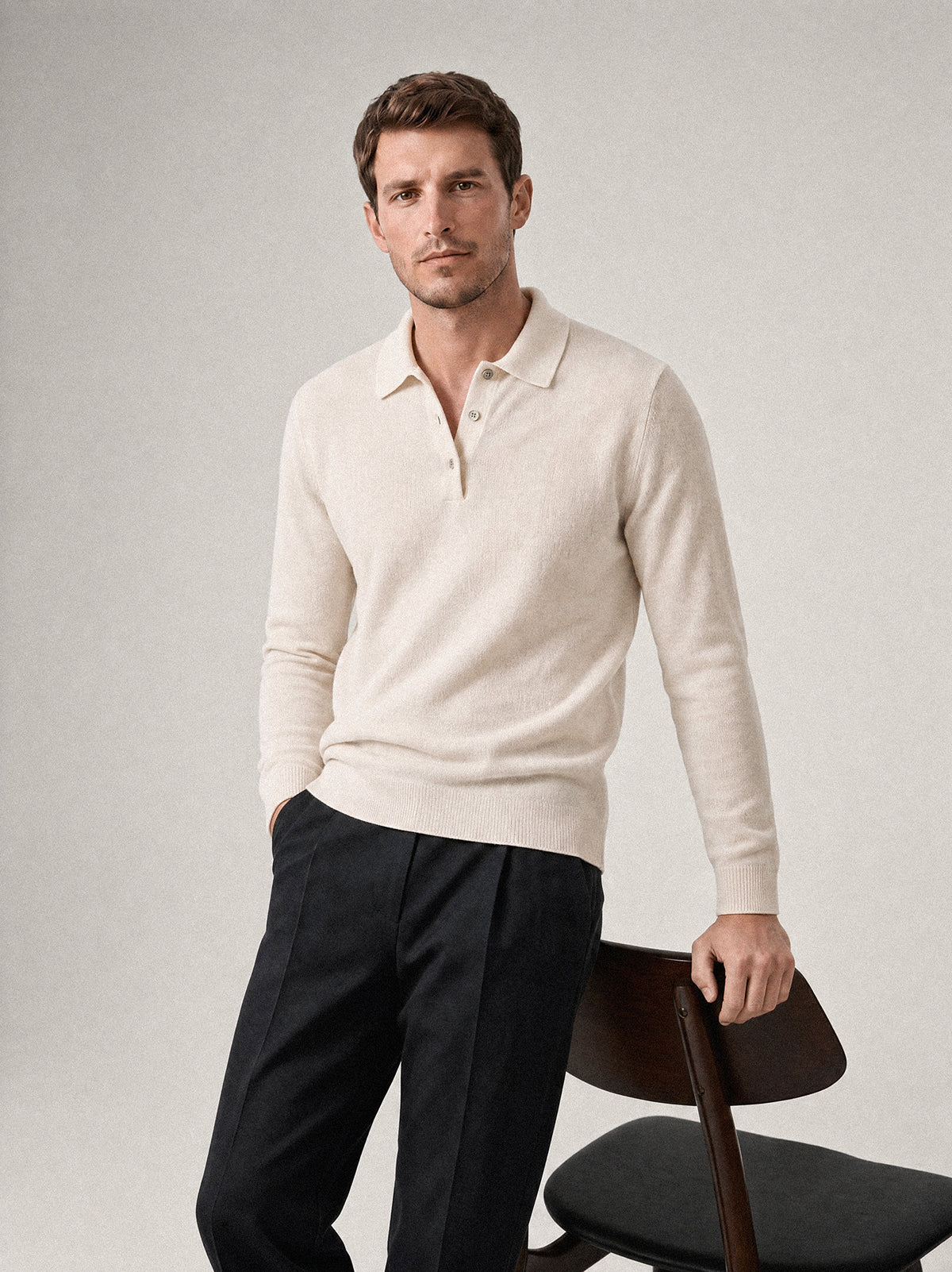 Ashton Long Sleeve Polo