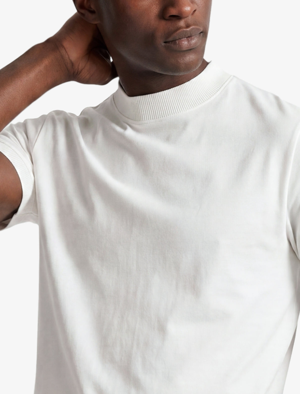 Soft Mock Neck Tee