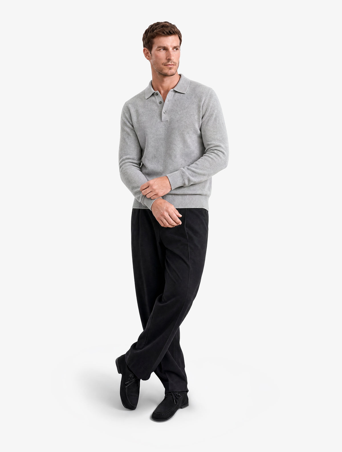Ashton Long Sleeve Polo