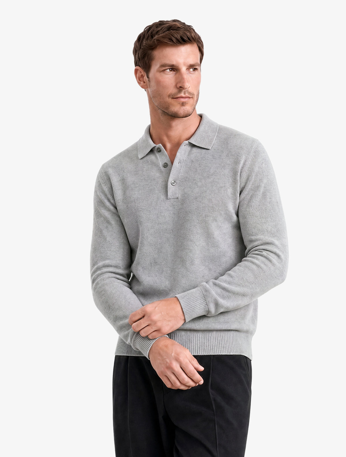 Ashton Long Sleeve Polo