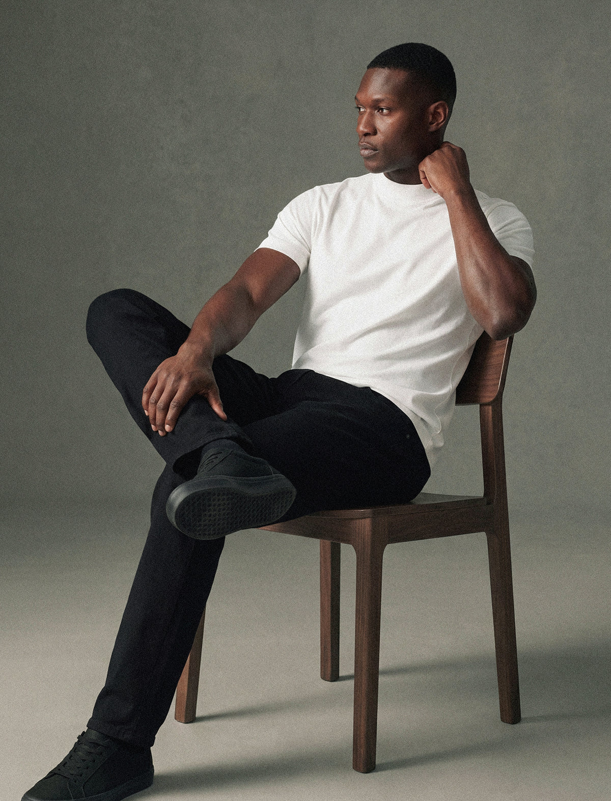 Soft Mock Neck Tee